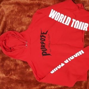 Justin Bieber Cropped Hoodie
